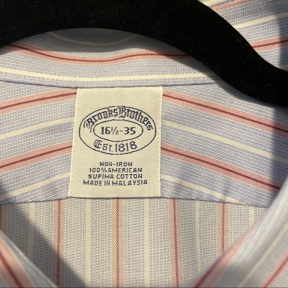 Brooks Brothers Slim Fit Striped Dress Shirt - Picture 3 of 4